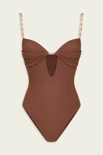 Devon Windsor Dawn Full-piece In Umber In Brown