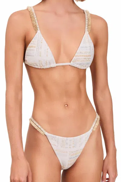 Devon Windsor Demi Bikini Top In Quartz In Neutral