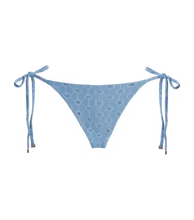 Devon Windsor Eadie Tie Bikini Briefs In Blue