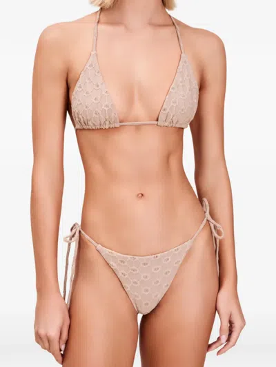 Devon Windsor Eadie Tie-fastening Bikini Short In Neutral