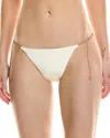 Devon Windsor Elm String Bikini Bottom In White