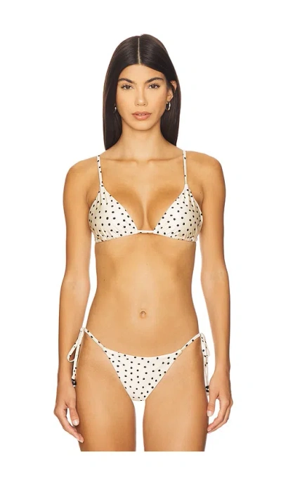 Devon Windsor Emerson Bikini Top In White