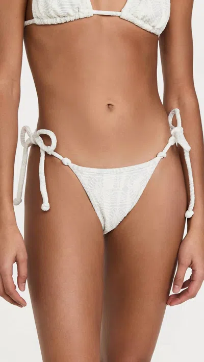 Devon Windsor Emma Bikini Bottom In Frost In White