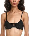 Devon Windsor Estelle Bikini Top In Black