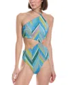 Devon Windsor Gabriella One-piece In Blue