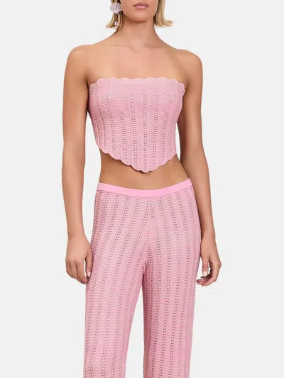 Devon Windsor Georgia Top In Taffy In Multi