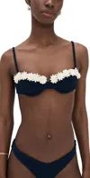 Devon Windsor Georgie Top Navy In Brown