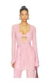 Devon Windsor Ginny Robe In Pink