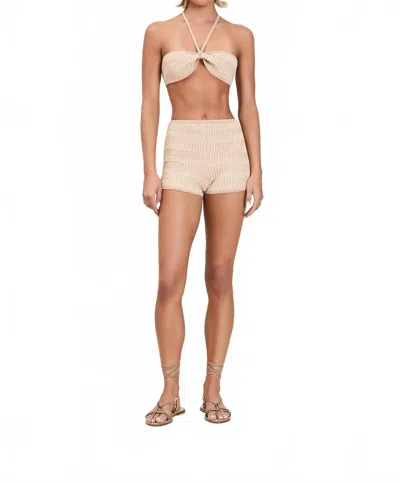Devon Windsor Grazia Short In Cashew In Gold