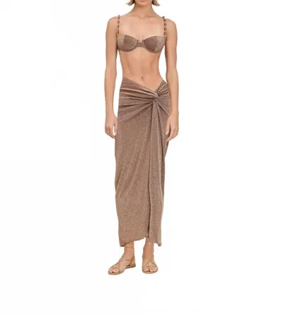 Devon Windsor Gwen Skirt In Sepia In Brown