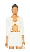 Devon Windsor Harlan Jacket In White