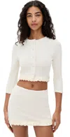 Devon Windsor Harlan Jacket Cream In White