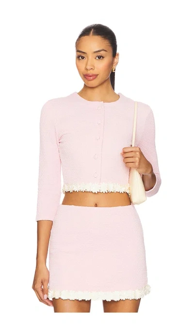 Devon Windsor Harlan Jacket In Pink
