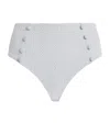 Devon Windsor Herringbone Malia High-waist Bikini Briefs In Multi