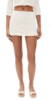 Devon Windsor Hollis Skirt Cream In White