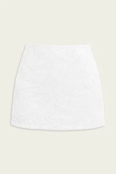 Devon Windsor Jace Skirt In Porcelain