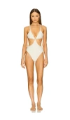 Devon Windsor Jacquelyn Full-piece In Ivory Shell