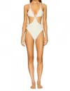 Devon Windsor Jacquelyn One Piece Swimsuit In White In White