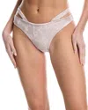 Devon Windsor Juniper Bikini Bottom In Pink And Silver In Pink