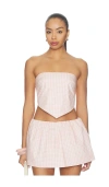 Devon Windsor Kerri Top In Pink