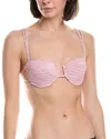 Devon Windsor Lais Bikini Top In Purple