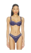 Devon Windsor Lara Bikini Top In Harbour