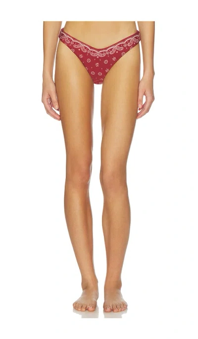 Devon Windsor Larissa Bikini Bottom In Red
