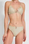 Devon Windsor Leanne Bikini Bottom In Champagne In Gray