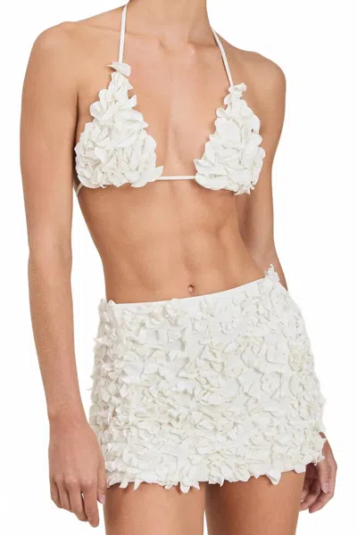 Devon Windsor Leena Mini Skirt In White