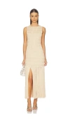 Devon Windsor Leiza Dress In Neutral