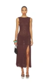 Devon Windsor Leiza Maxi Dress In Multi