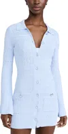 Devon Windsor Leona Knit Tunic Icy In Icy