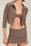 Devon Windsor Lila Jacket In Coco Denim