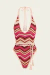 Devon Windsor Lilou Full-piece In Berry In Multi