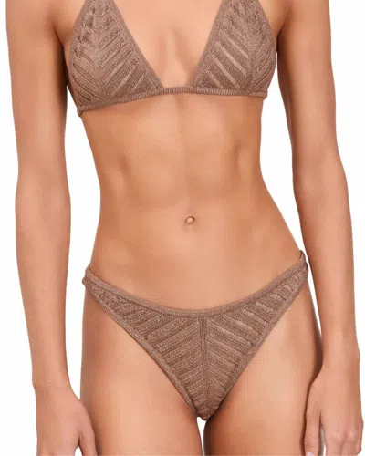 Devon Windsor Lola Swim Bottom In Truffle In Brown