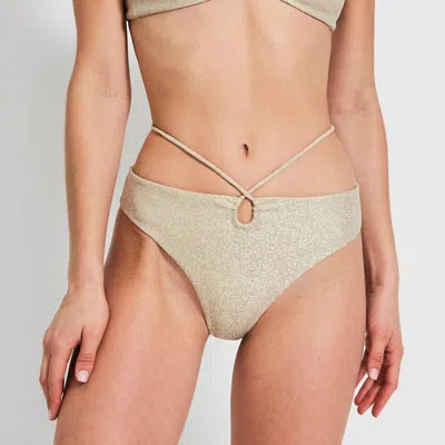 Devon Windsor Lou Bikini Top In Champagne In Beige