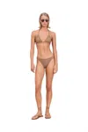 Devon Windsor Lucinda Triangle Top In Truffle In Brown