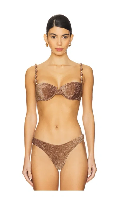 Devon Windsor Lydia Top In Sepia