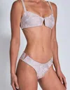 Devon Windsor Maeve Top -pink And Silver In Multi
