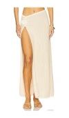 Devon Windsor Magnolia Skirt In Oat Milk