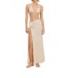 Devon Windsor Magnolia Skirt In Oatmilk In White