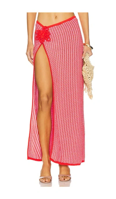 Devon Windsor Magnolia Skirt In Valentine