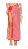 Devon Windsor Magnolia Skirt In Valentine In Pink