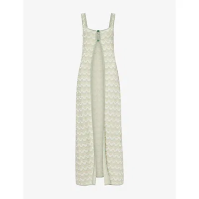 DEVON WINDSOR MENS ALOE FARA STRIPE KNITTED ROBE