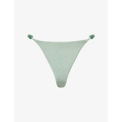 Devon Windsor Mens Spearmint Alina Bikini Bottom In Blue