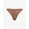 Devon Windsor Lola Bikini Bottom In Brown