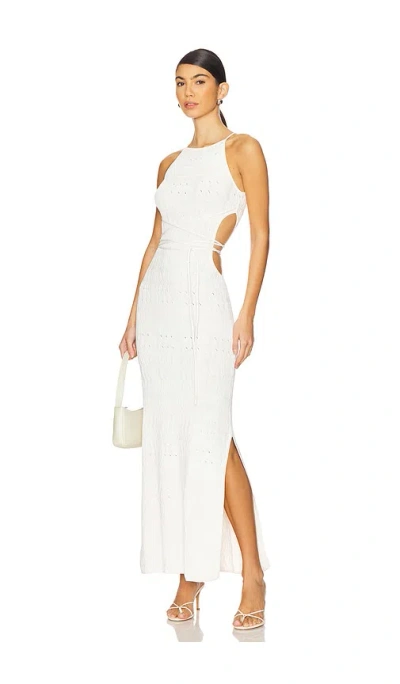 Devon Windsor Monroe Dress In Ivory
