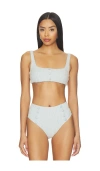 Devon Windsor Mya Bikini Top In White