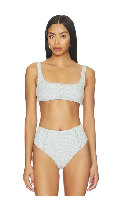 Devon Windsor Mya Bikini Top In White