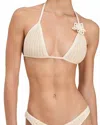 Devon Windsor Nash Top In Oatmilk In Multi